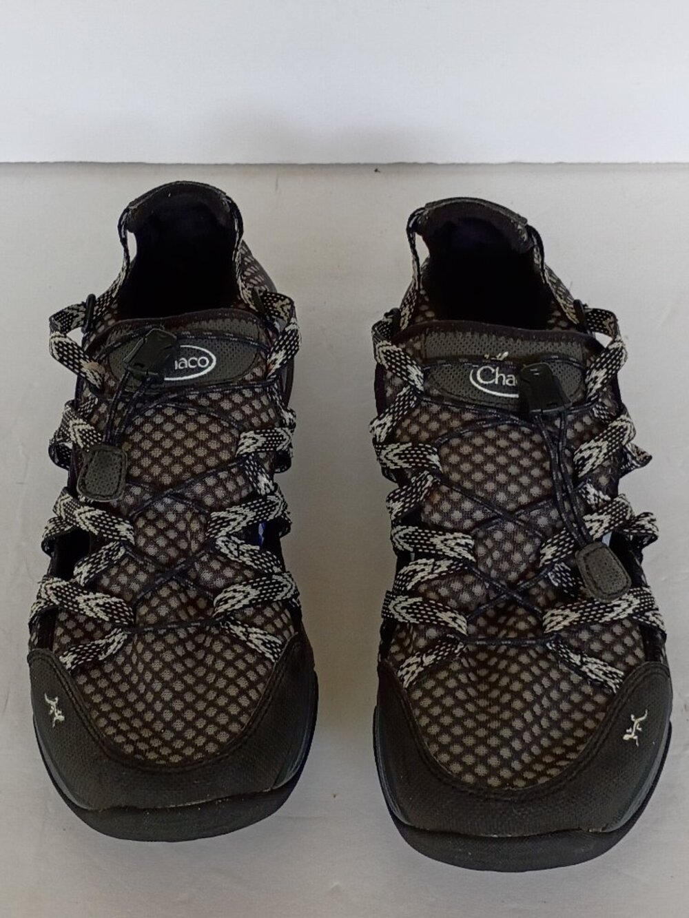 Chaco OutCross Evo 1 Mesh Bungee Lace Water Trail Hike Shoe Gray Women's 9.5 EUC
